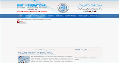 Desktop Screenshot of mintinternational.org