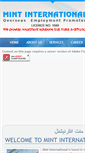 Mobile Screenshot of mintinternational.org